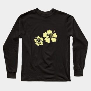 Hibiscus yellow Long Sleeve T-Shirt